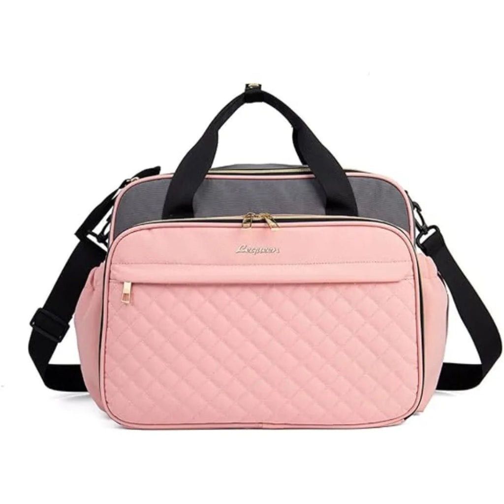 Sac Langer Grande Capacité Imperméable - Organisé & Multifonction Rose