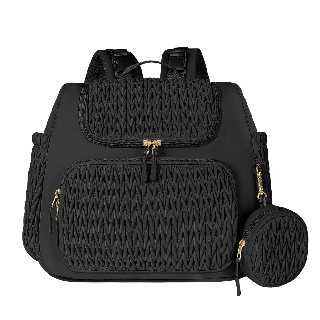 Sac à Langer Imperméable Grande Capacité Noir