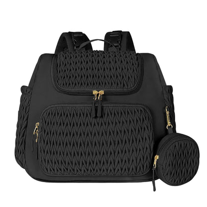 Sac à Langer Imperméable Grande Capacité Noir