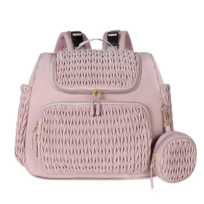 Sac à Langer Imperméable Grande Capacité Rose