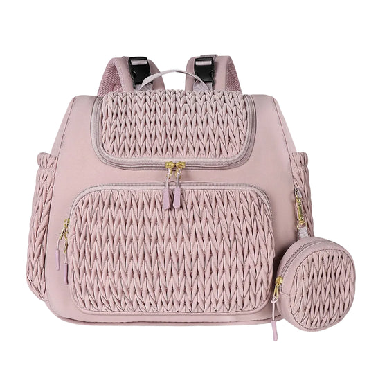 Sac à Langer Imperméable Grande Capacité Rose