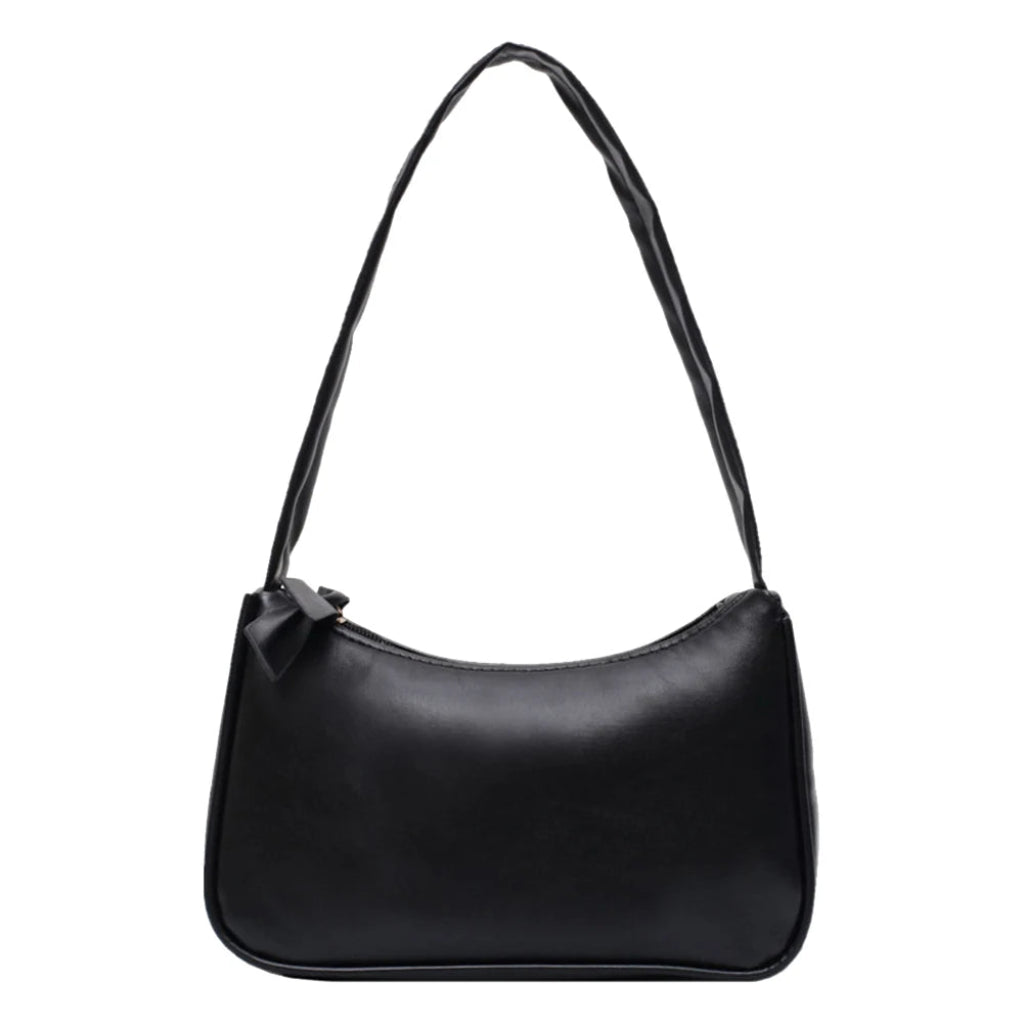 Sac à Main Femme Grande Capacité en Cuir PU Noir – Texture Douce Élégante
