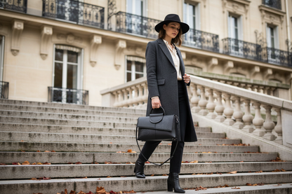 Sac à Main Femme PU Cuir Pochette Élégante Bandoulière Poignée 2 