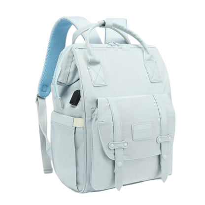 Sac à Langer Backpack Imperméable - Port USB, Léger & Poussette