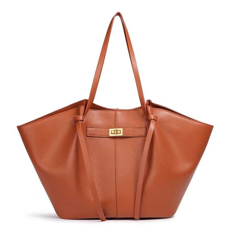 Sac à Main Cabas Femme – Fermoir Doré Vintage