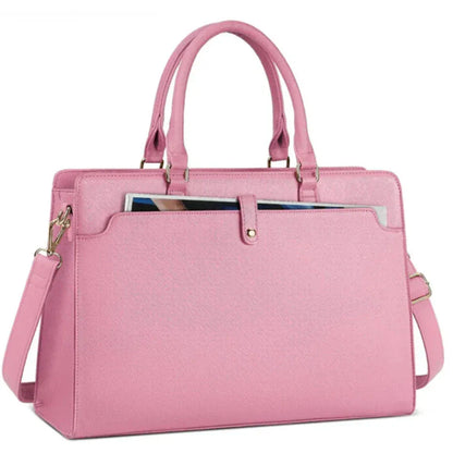 Porte-Documents Femme  - Cartable Business 15.6" Cuir PU Imperméable