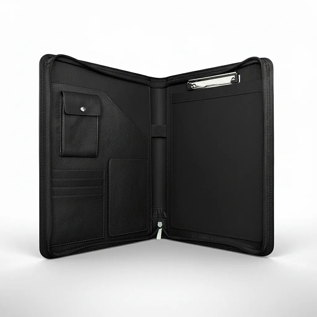 Porte-Documents Multifonctionnel - Cuir Synthétique A4