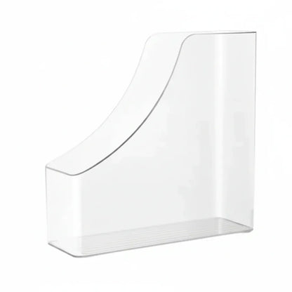 Porte-Documents A4 Vertical Transparent – Boîte de Rangement en Acrylique pour Bureau et Dossiers