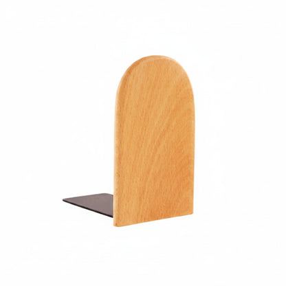 Serre-livres en Bois Naturel - Organisateur Bureau Design Naturel 13 x 8 cm x 10,5cm