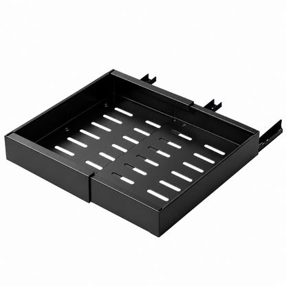 Tiroir de Rangement Coulissant pour Placard Noir