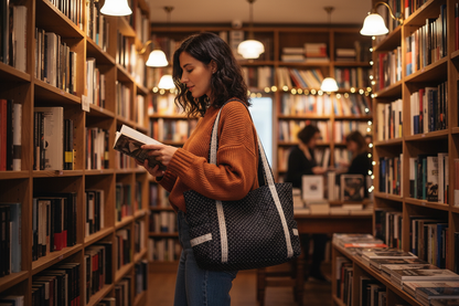 Tote Bag Femme  – Cabas Rétro Coréen Grande Capacité Polyester 2