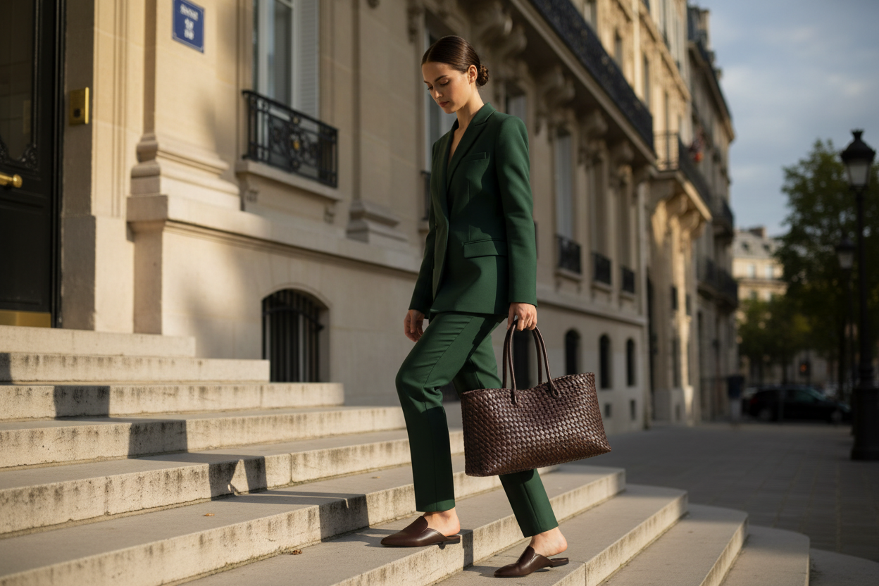 Tote Bag Femme Cabas Tressé Grande Capacité Effet Cuir Artisanal 3