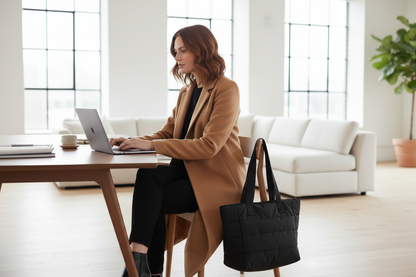 Tote Bag Femme Matelassé Grande Capacité – Léger & Pratique 3
