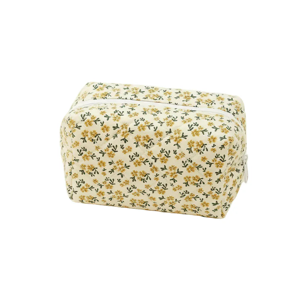 Trousse_de_Toilette_Femme_Matelass_e_jaune _Motifs_Floraux_Grande_Capacit_pour_Cosm_tiques_et_Voyage