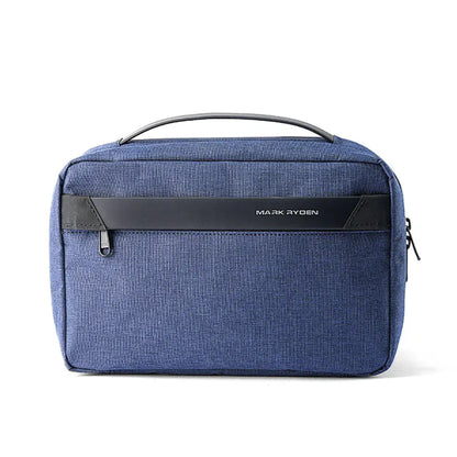 Trousse de Toilette Homme Bleu - Séparation Sec/Humide Imperméable
