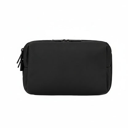 Trousse de Toilette Homme Double Compartiment Noir – Tissu Oxford Résistant & Organisation