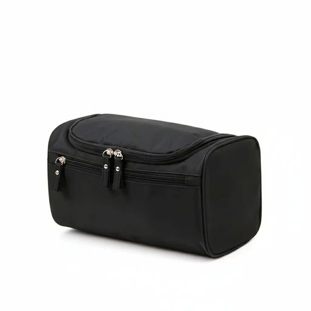 Trousse de Toilette Homme  Grande Capacité – Organisateur Cosmétique Noir en Oxford