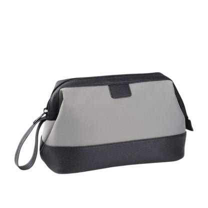 Trousse de Toilette Homme Imperméable Gris – Grande Capacité, Séparation Sec/Humide