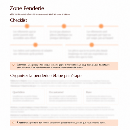 Organiser son Dressing sans tout vider