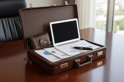 Attaché-case cuir