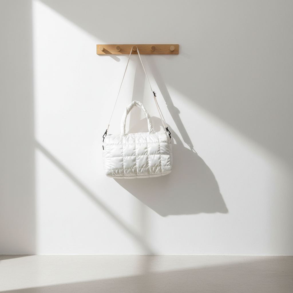 Blanc - Portemanteau minimaliste