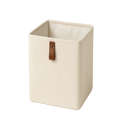 Boîte de rangement beige