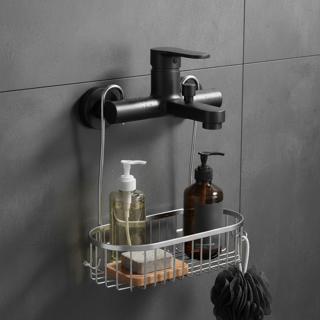 Caddy – robinet noir mat