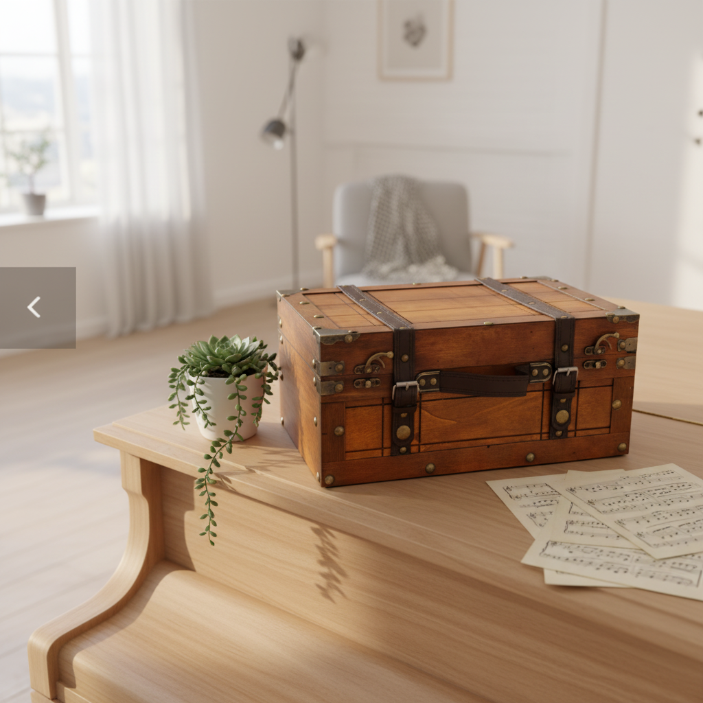 Coffre piano partitions