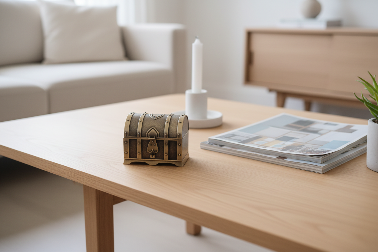 Coffre table basse moderne
