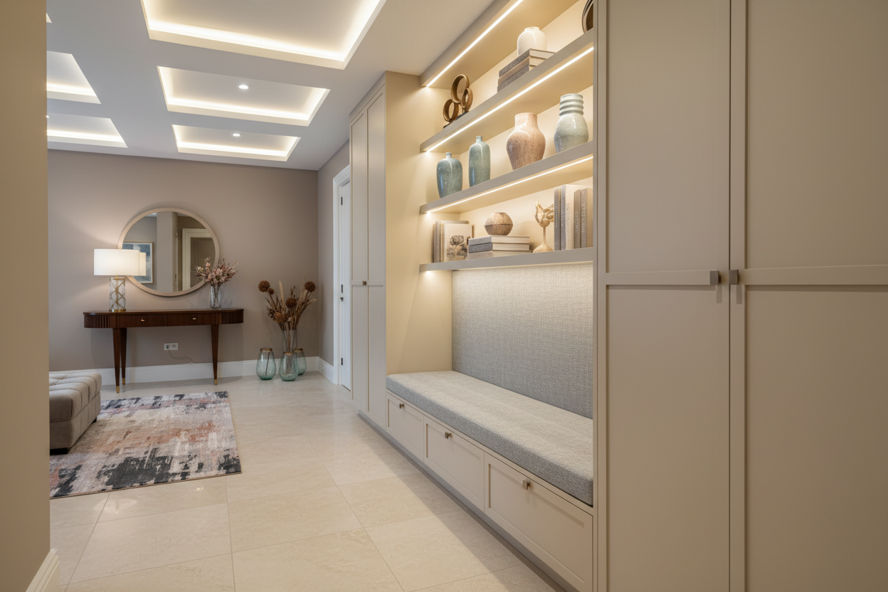 Couloir élégant décoratif