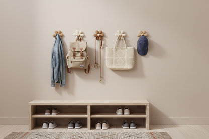 Crochets fleur couloir contemporain