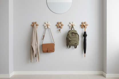 Crochets fleur couloir