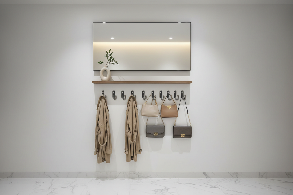 Crochets noirs entrée chic