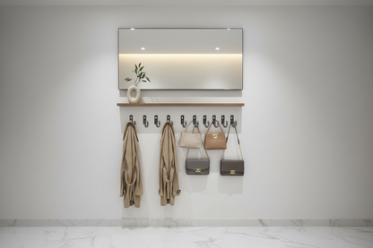 Crochets noirs entrée chic