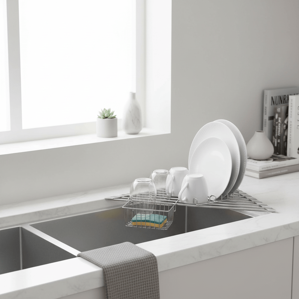 Cuisine moderne avec égouttoir