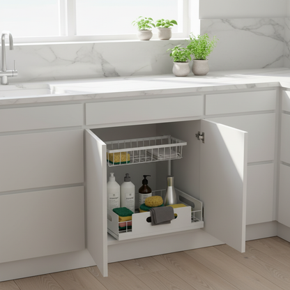 Cuisine scandinave avec organisateur