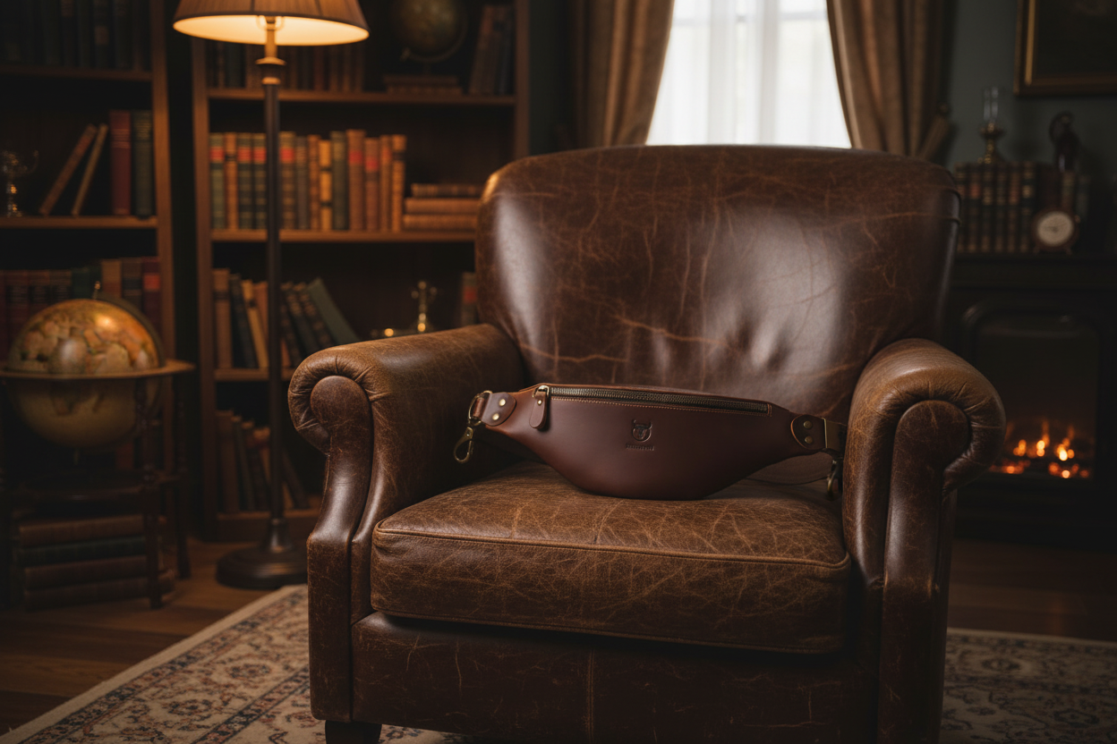 Fauteuil cuir vintage