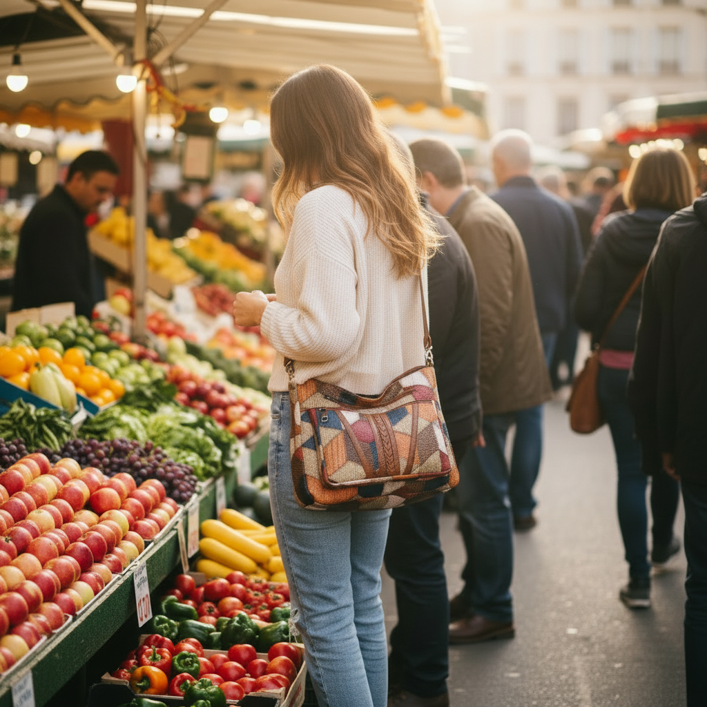 Femme au marché