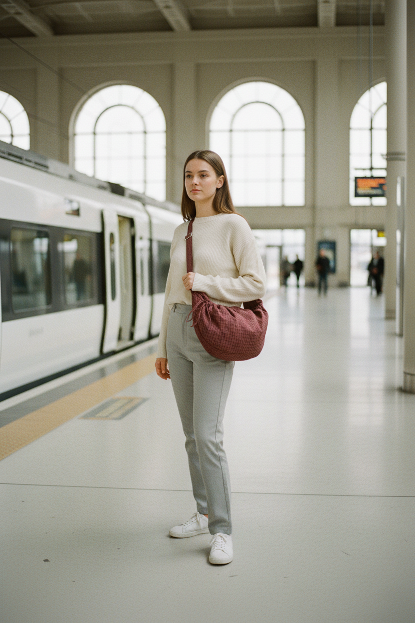 Femme en voyage
