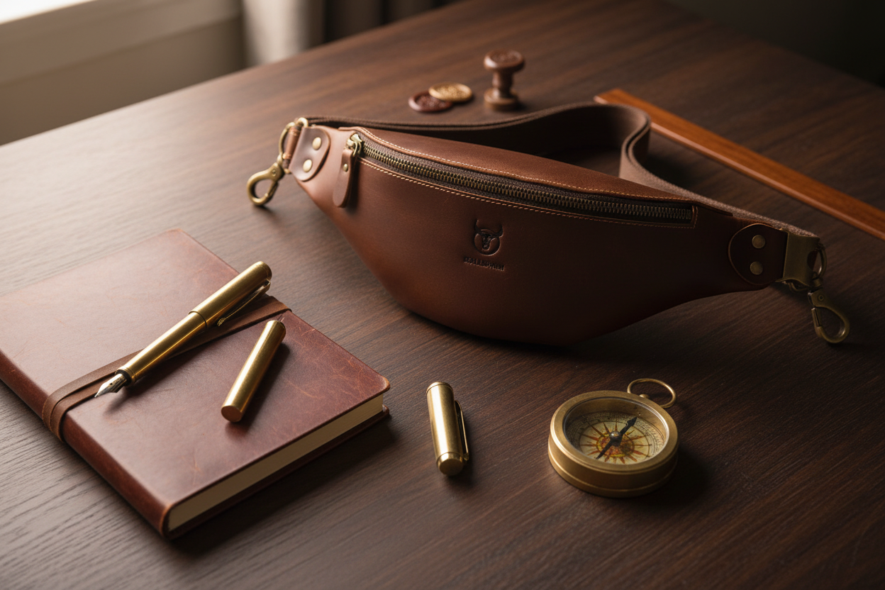 Flat lay objets classiques