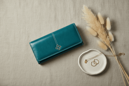 Flat lay portefeuille