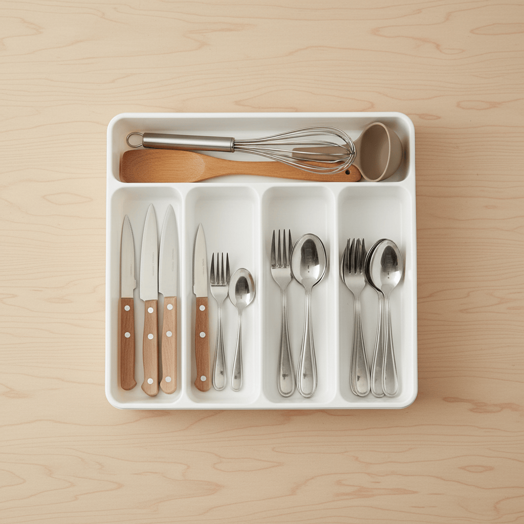 Flat lay sur surface en bois