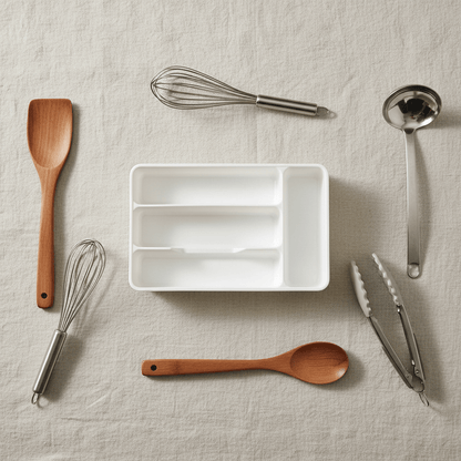 Flat lay sur tissu lin