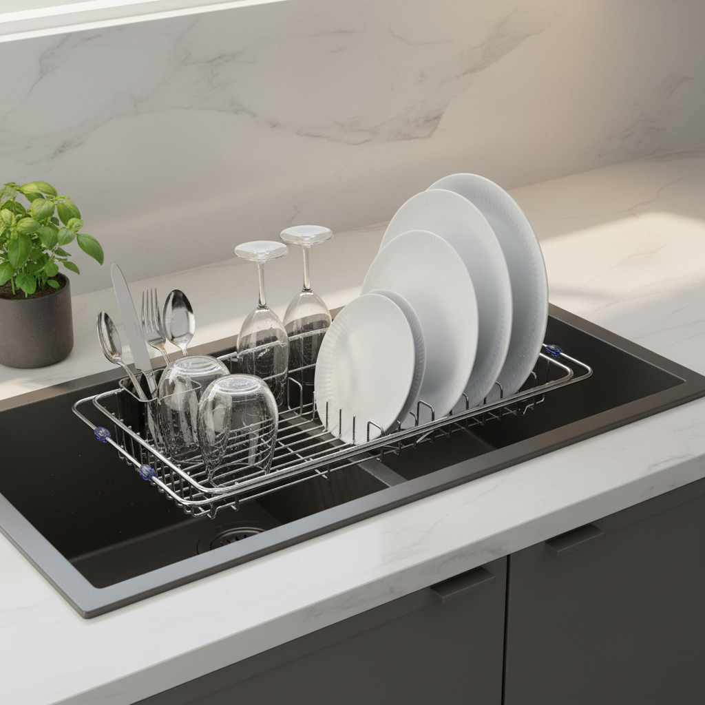 Égouttoir télescopique lumineux