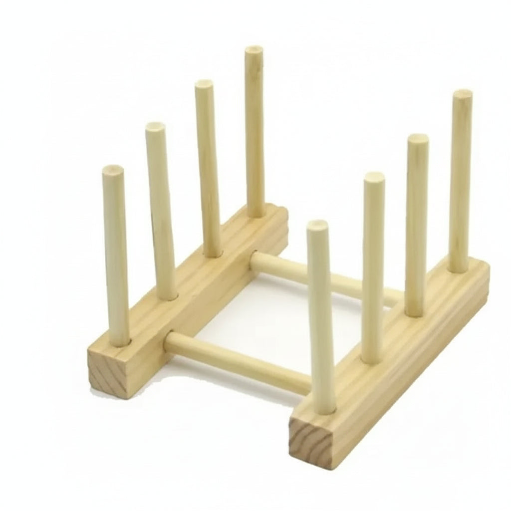 Égouttoir Vaisselle Bois – Multifonction Cuisine Blanc 3 Compartiments