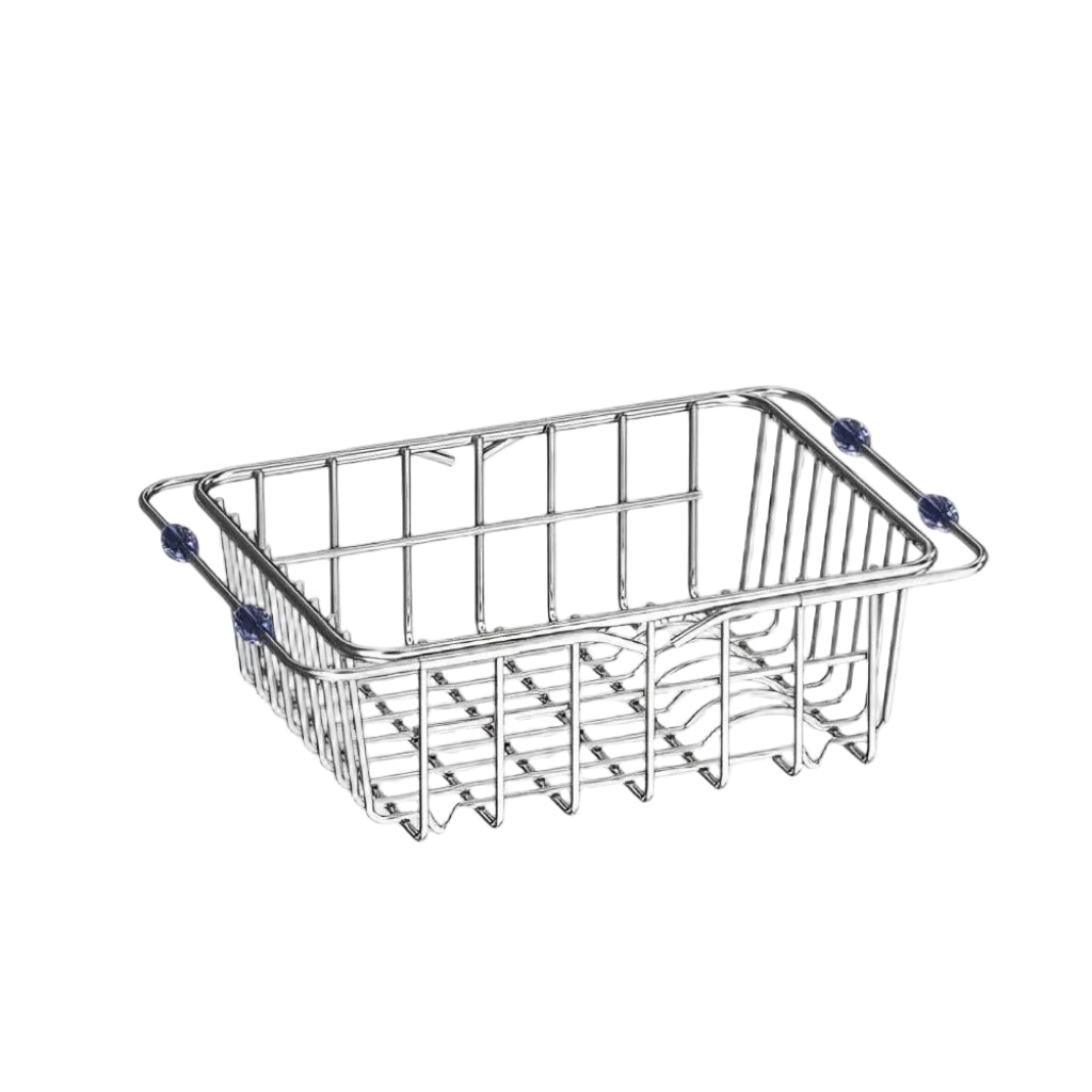 Égouttoir Vaisselle Télescopique en Acier Inoxydable – Multifonction 34-45x24.5x10.5cm