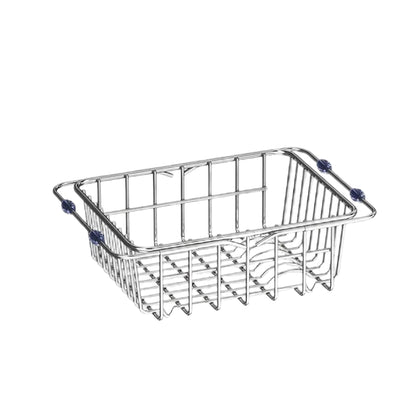 Égouttoir Vaisselle Télescopique en Acier Inoxydable – Multifonction 34-45x24.5x10.5cm