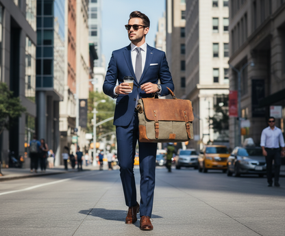 Homme d'affaires en ville