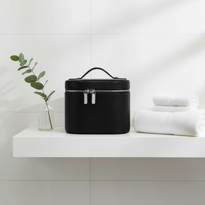 Hotel bathroom shelf