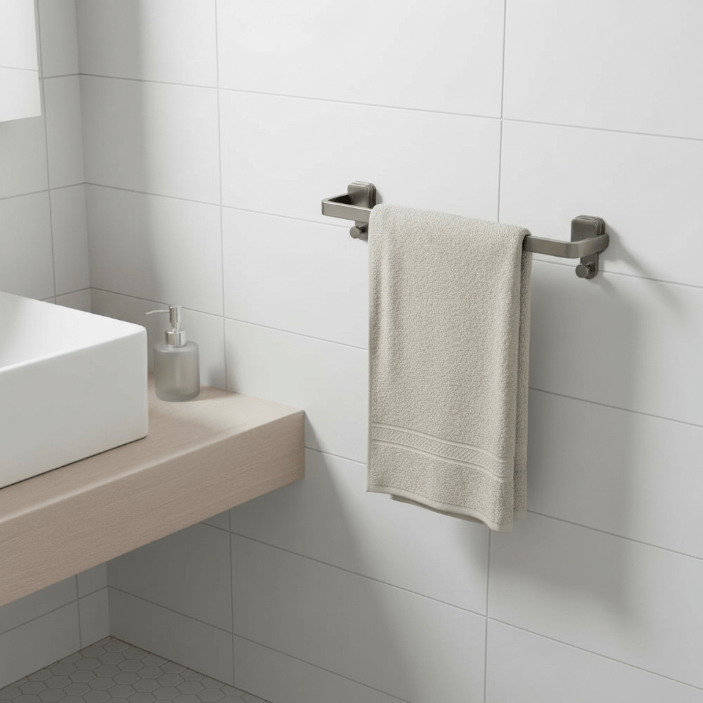 Intérieur de salle de bain compact